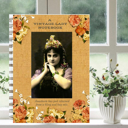 A Vintage Lady Notebook ~ Anastasia